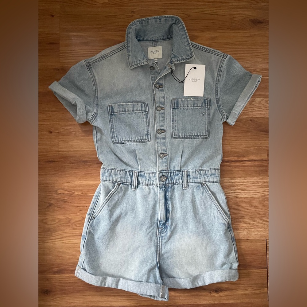NWT Denim Jumper-Size Small